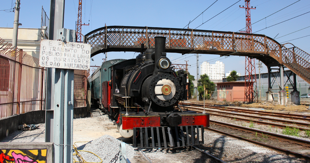 🚂 Maria Fumaça em São Paulo no @Museu da Imigração , Mooca. #trem #ma